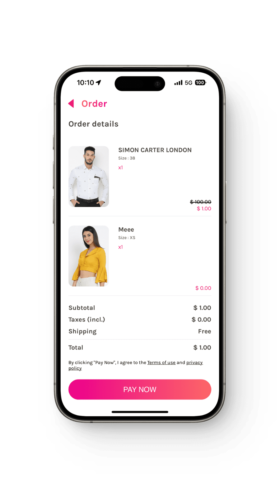 Create eCommerce Android and iOS App