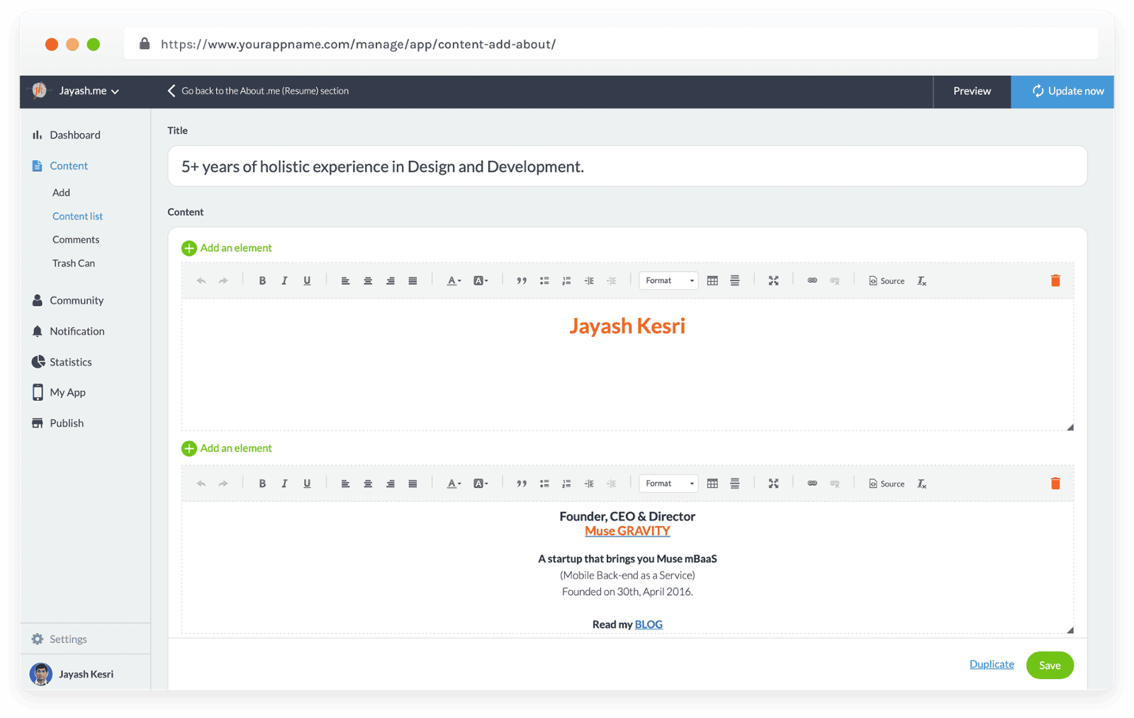 Manage, Add or Edit your Collections from the My Collections Page