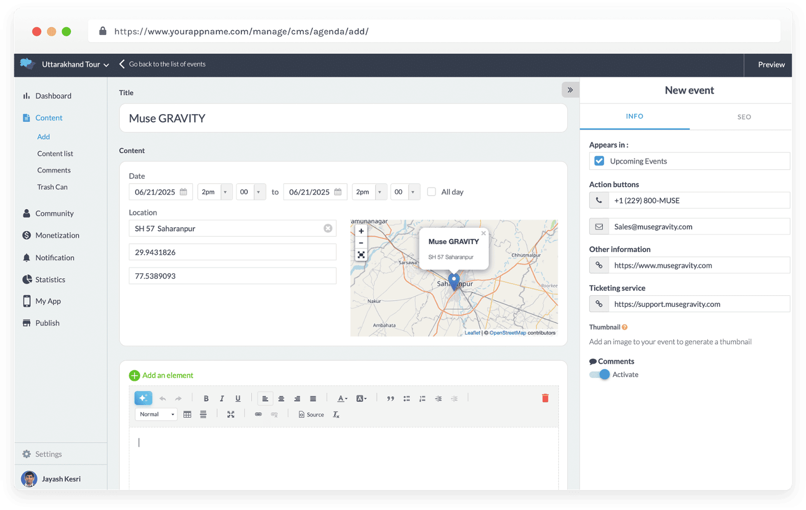 Manage, Add or Edit your Collections from the My Collections Page