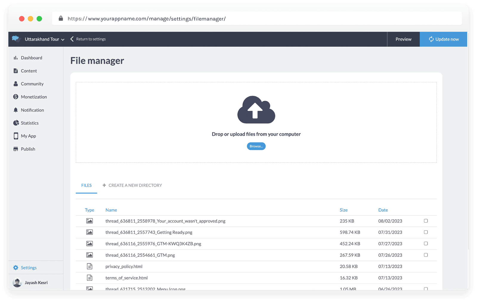 Users Profile
