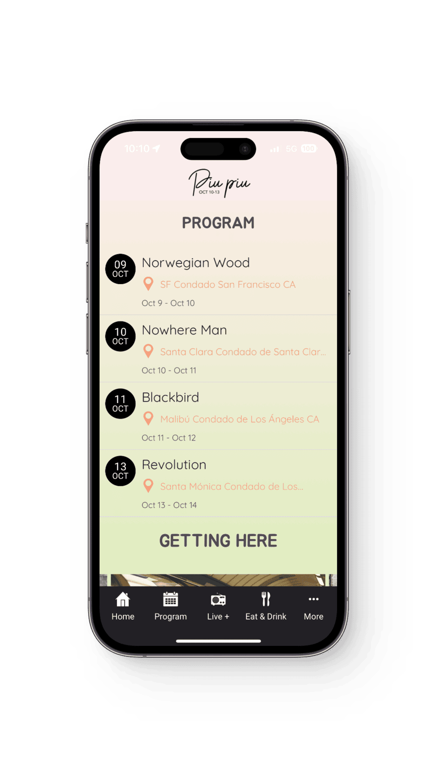 eCommerce App Product Menu