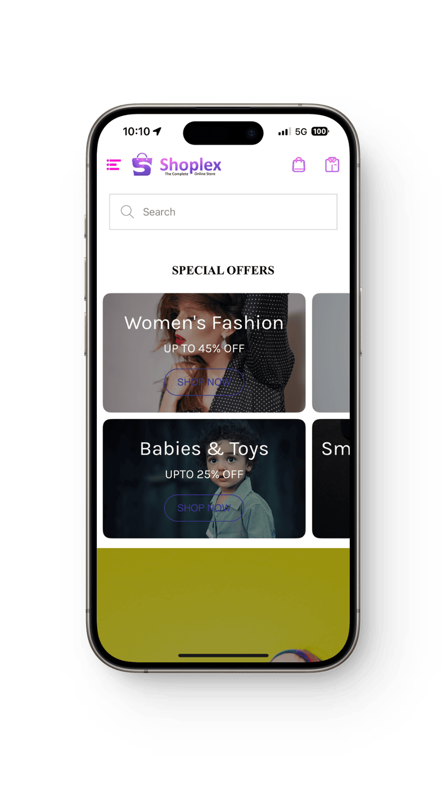 App's Home Screen