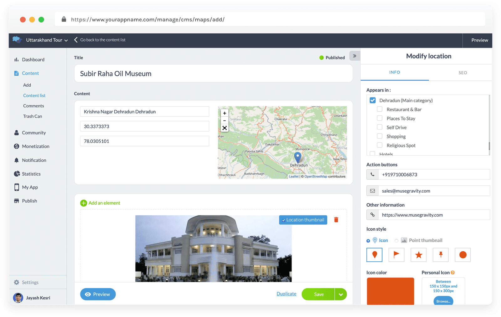 Manage, Add or Edit your Collections from the My Collections Page
