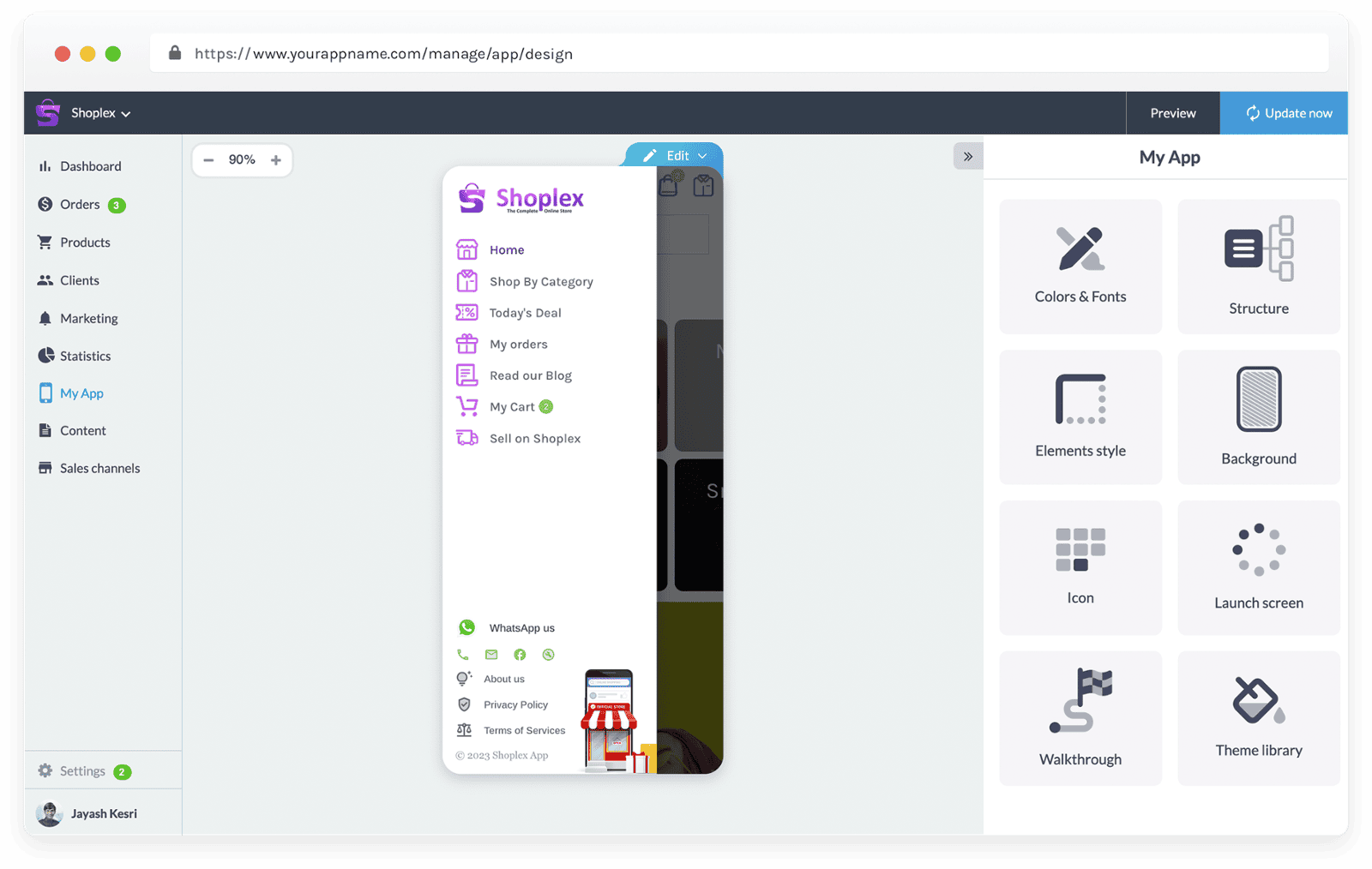 Real time App Preview